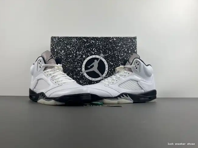 Reps LUCY 5 'WHITE JORDAN RETRO DD0587-110 AIR BLACK' 0509